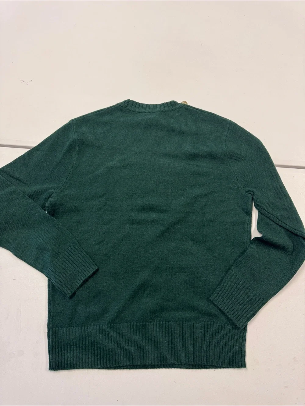 J. Crew Men’s Crewneck Sweater in Dark Green